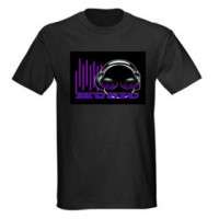 Camiseta D-Equalizer Music Morado